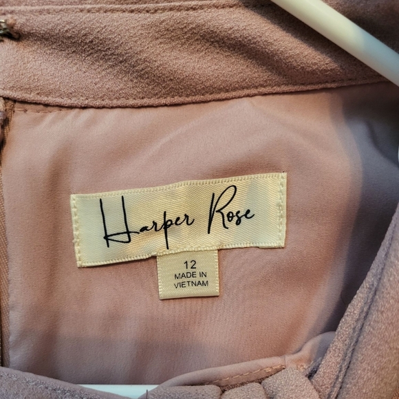 Harper Rose Elegant Sleeveless Pink Dress, 12, EUC - Picture 2 of 5